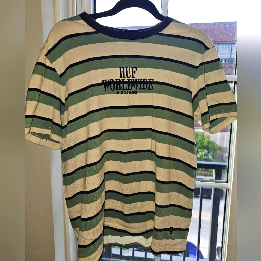 Huf Worldwide Striped Tee